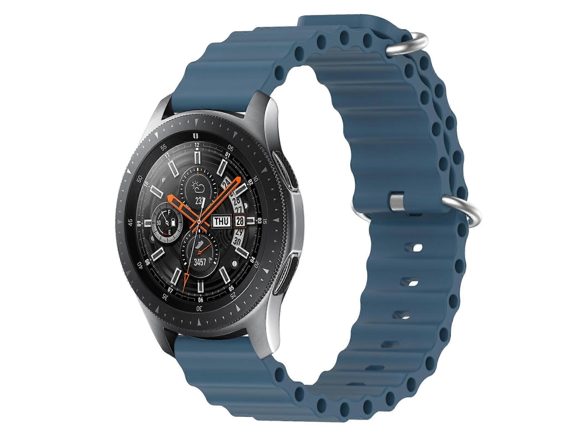 Pulseira De Silicone De Cor Sólida Estilo Oceano Para Samsung Galaxy Watch 46mm 22mm