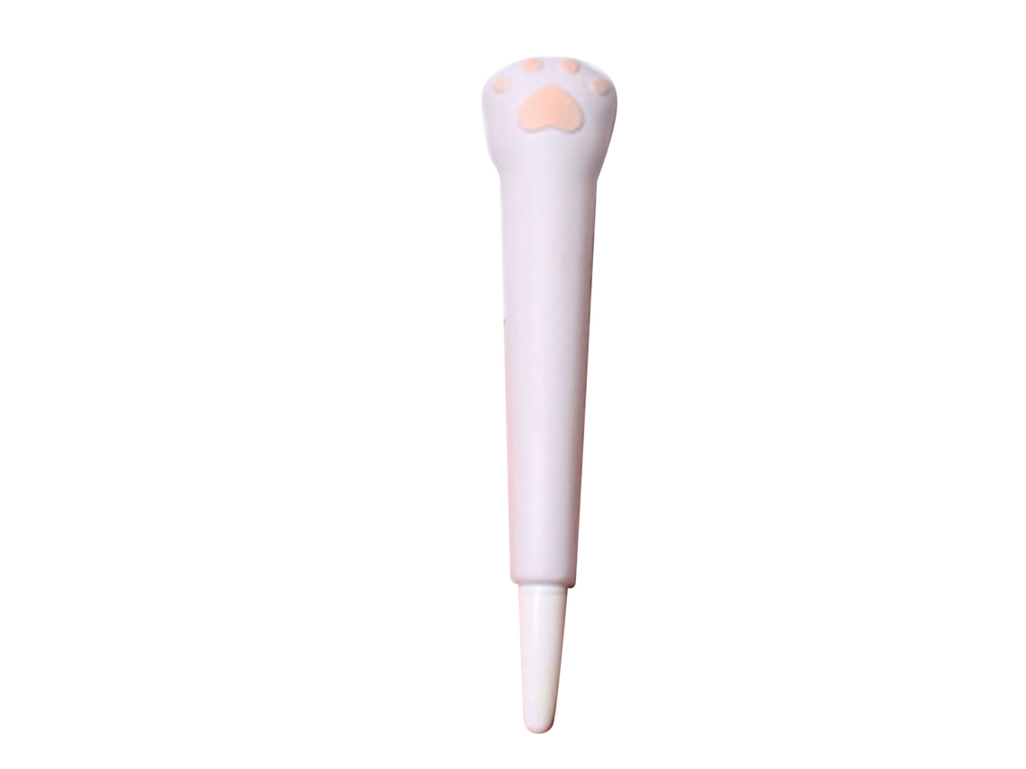 Bolígrafos Squishy Bonitos Para Aliviar Estrés Pluma De Gel Kawaii Regalo Escolar Garra De Gato Blanca
