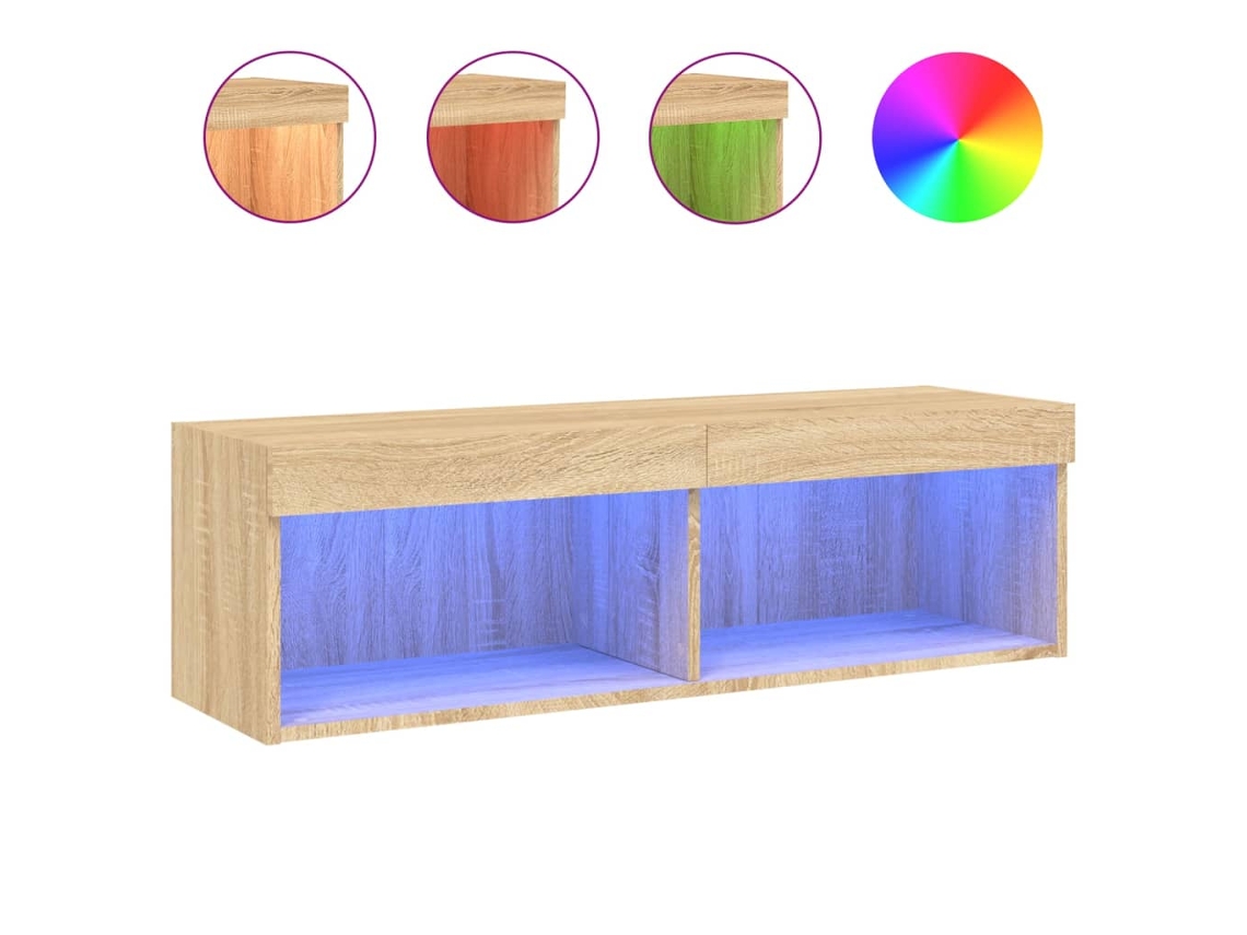 Tv Cabinet, Tv Cabinets Vidaxl Marrom Madeira Processada (n/a)