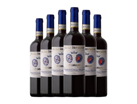 Vinho BINDI SERGARDI Al Canapo Colli Senesi Sangiovese Chianti (0.75 L - 6 Unidades)