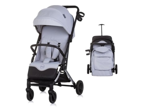 Carrinho De Passeio Chipolino Pixie Do Nascimento Aos 22 Kg Na Cor Cinza Nuvem