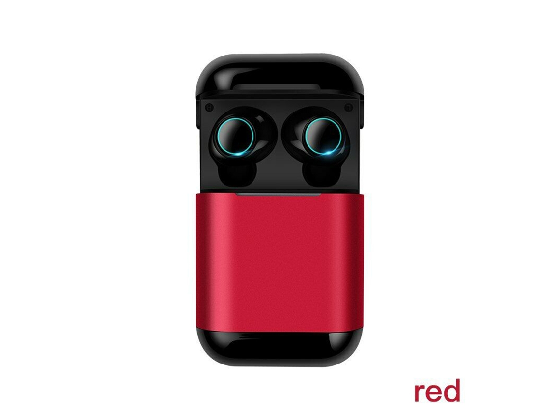 Mali fones de Ouvido Bluetooth 5.0 True Wireless S7 Fone de Ouvido Estéreo com Microfone e Caixa de Carregamento