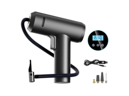 Inflador de pneus portátil com manómetro digital e luz de iluminação CZHHMART
