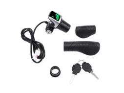 MANOPLA de Aceleração com LCD e Trava Chave 36v para Scooter Elétrico 22.5mm | S/MARCA