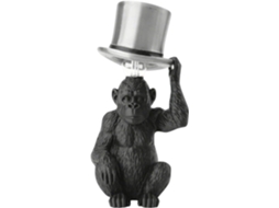 Abajur De Mesa Em Forma Macaco Com Cartola, Luminária Escultural