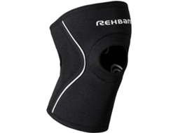Joelheiras de Futebol REHBAND Com Abertura De Rótula Ud 5 Mm (Preto - L)