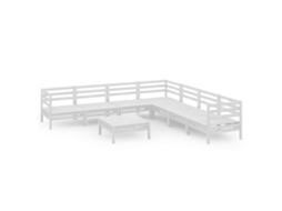 Garden Lounge Set, Garden Lounge Sets Vidaxl Branco Madeira De Pinho (n/a)