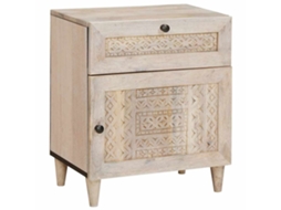 Vidaxl Armário De Cabeceira Branco 50 X 33 X 60 Cm