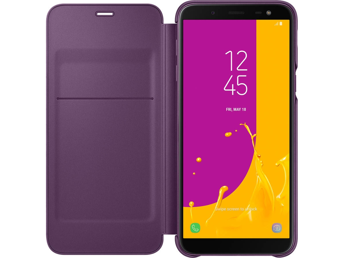 Capa SAMSUNG Galaxy J6 2018 Flip Wallet Rosa
