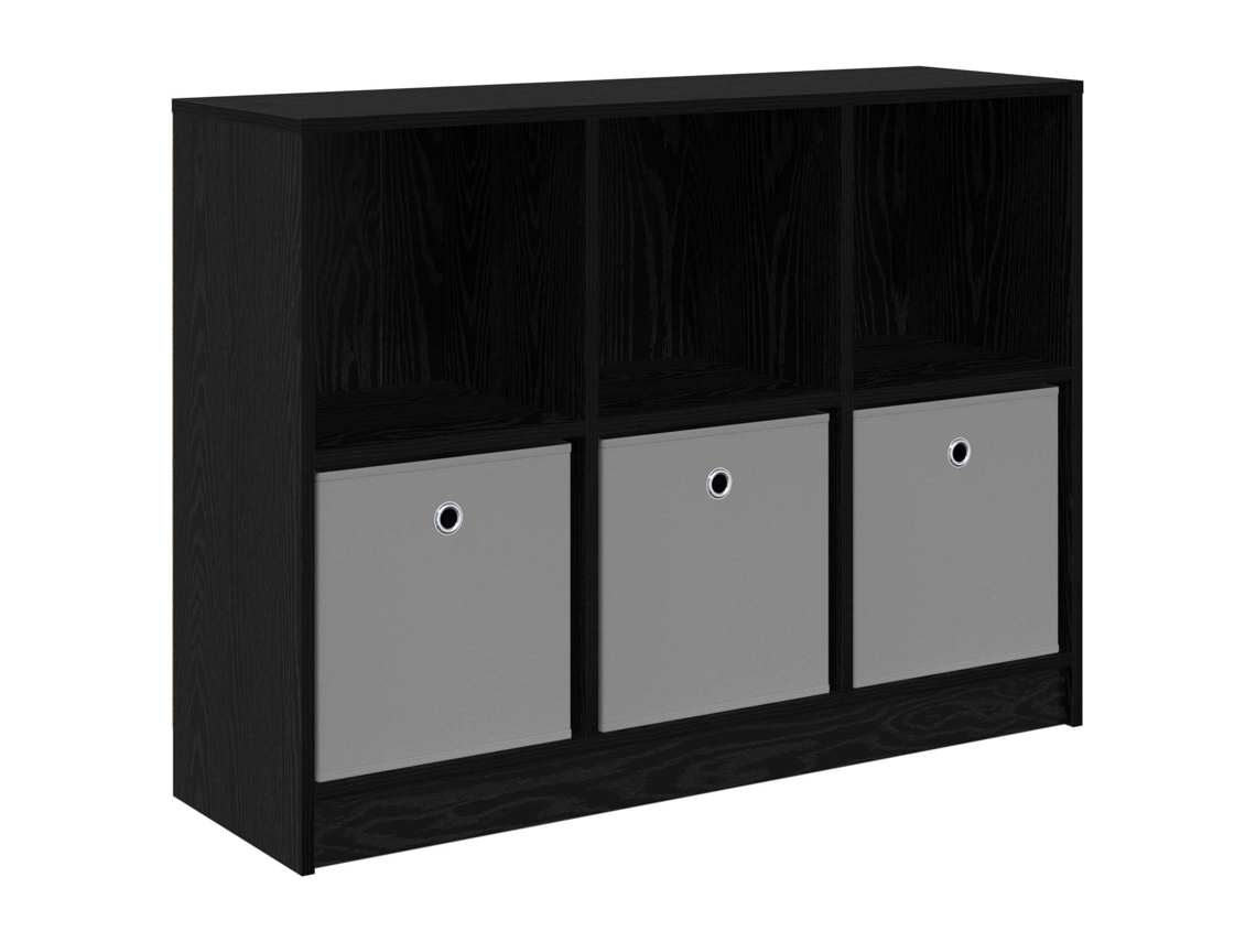 Conjunto 1 Unidade De Armazenamento Buffet Vidaxl Preto Derivados De Madeira (102 X 32 X 73,5 Cm)