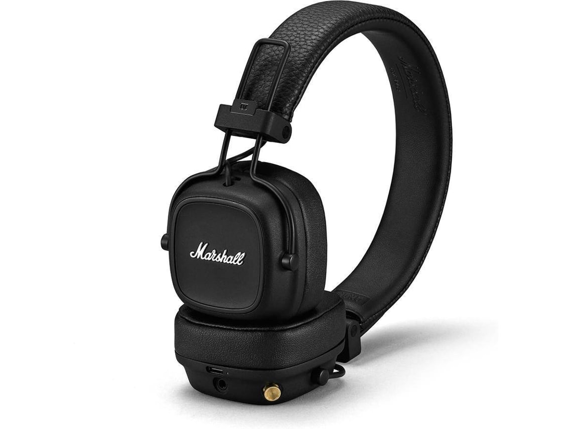 Auscultadores Bluetooth MARSHALL Major Iv (On Ear - Microfone - Preto)