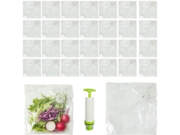 Sacos Para Seladora A Vácuo Alimentos, Recipiente Hermético Com Bomba | Sacos A Vácuo Para Sous Vide Frutos Do Mar
