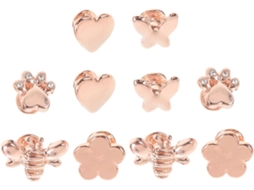 Conjunto De 10 Pingentes Macios Para Pulseira Smartwatch, Com Tachas
