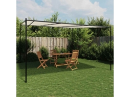Vidaxl Gazebo 4x4 M 180 G/m² Tecido E Aço Branco