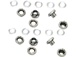 Set Of 10 Ilhós Metal Com Arruelas, Em Liga Zinco, Leves,