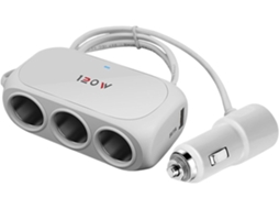 Carregador De Carro Usb-c - 12v 24v Para Isqueiro De Carro