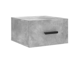 Wall-mounted Bedside Cabinet, Wall-mounted Bedside Cabinets Vidaxl Cinzeto Madeira Processada (n/a)