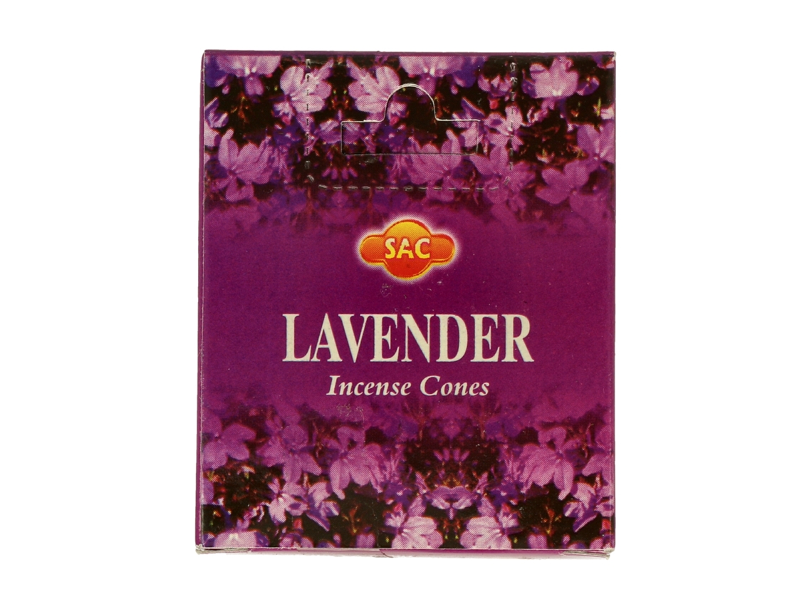 SAC Incenso Cones Lavanda 10 Unidades