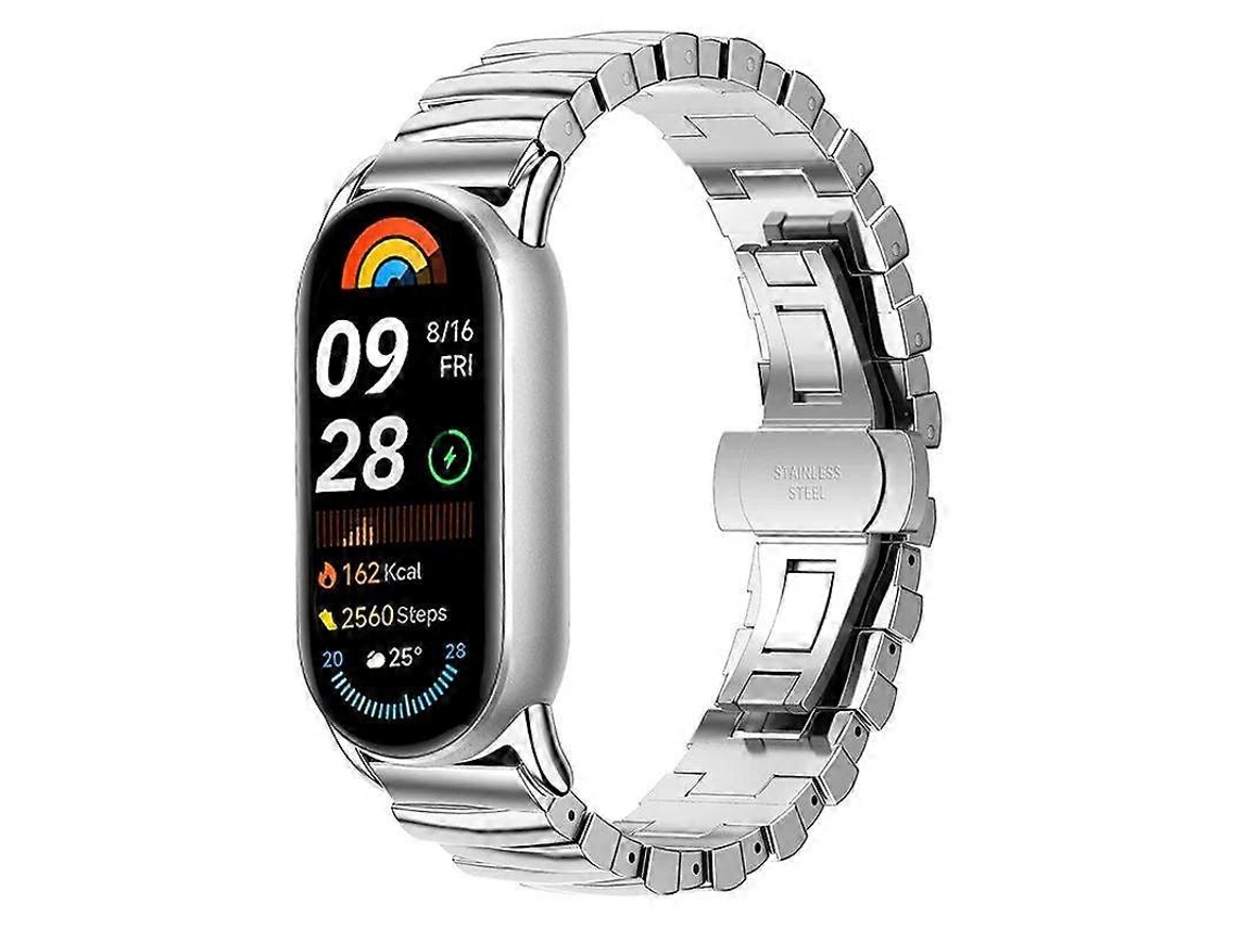 Pulseira De Metal Irregular Xdfind Para Xiaomi Smart Band 10 / 9 / 8