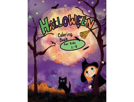 Livro Halloween Coloring Book for Kids 2 - 8 de Janice M Weaver (Inglês)