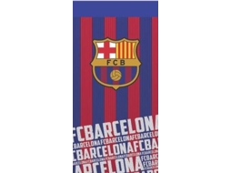 Toalha de praia de algodão FC Barcelona Manterol