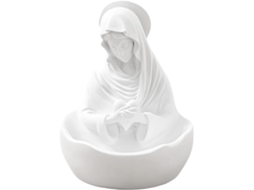 Elegante Escultura Sacra Da Virgem Maria, Porta-rosário
