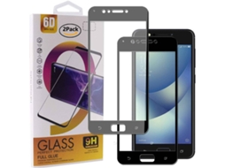 Película Vidro Temperado Asus Zenfone 4 MAX ZC520KL HONGWE. Cobertura Completa Preto
