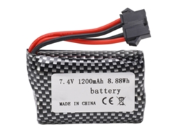 Mali bateria de Lítio Rc 7.4v 1200mah com Plug Sm 5p para Carros de Controle Remoto Crawler