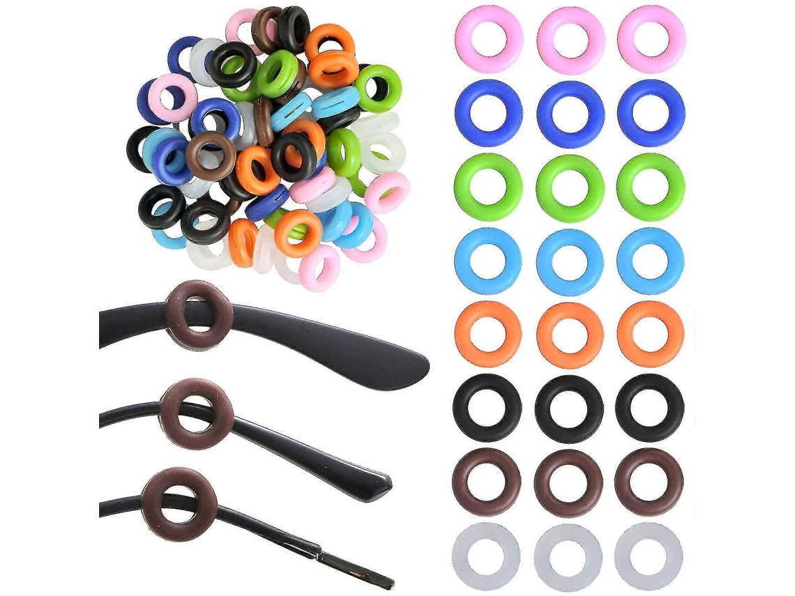 30 Pares de Ganchos para Orelha, Rolha Silicone Óculos, Óculos Redondos Silicone, Antiderrapante S Suporte GOKOCO