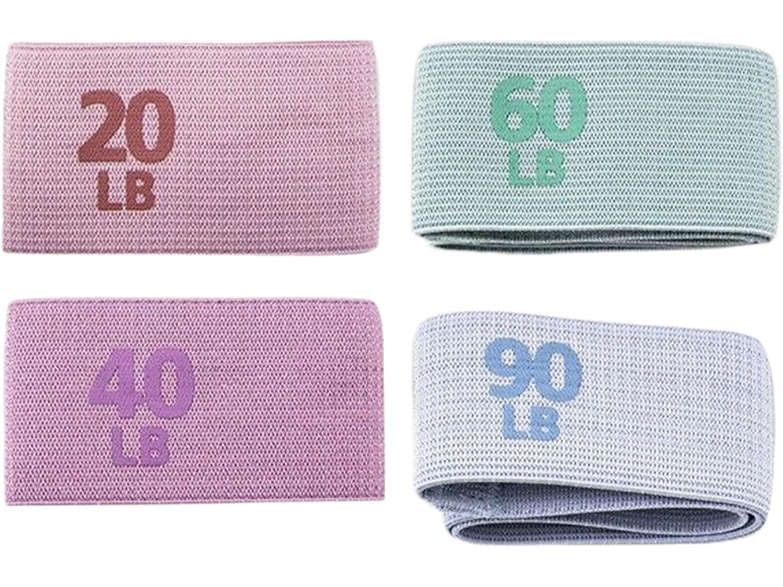 Faixas Elásticas Para Exercícios Alongamento, Força, Mobilidade, Tonificação E Flexibilidade | De Resistência