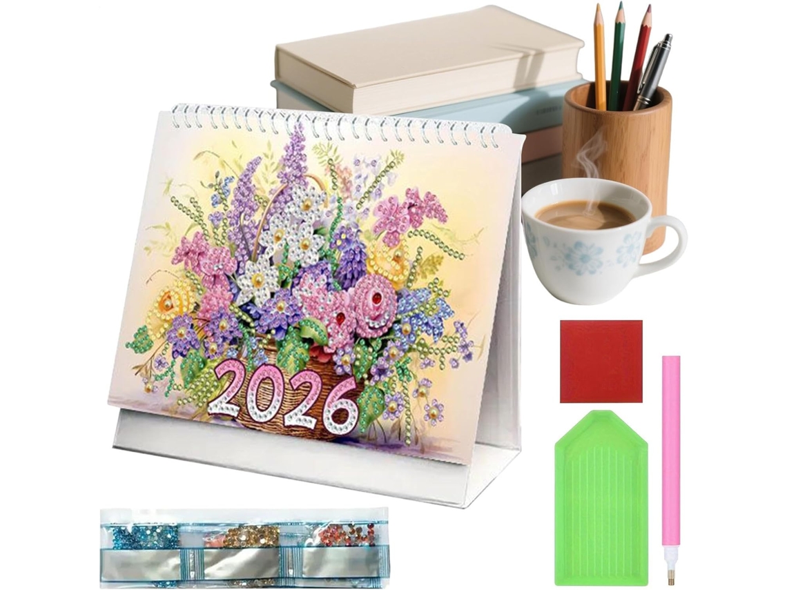 Calendário de com 2026, 12 Meses, Mensal Mesmo, para Amantes e CHABERLU