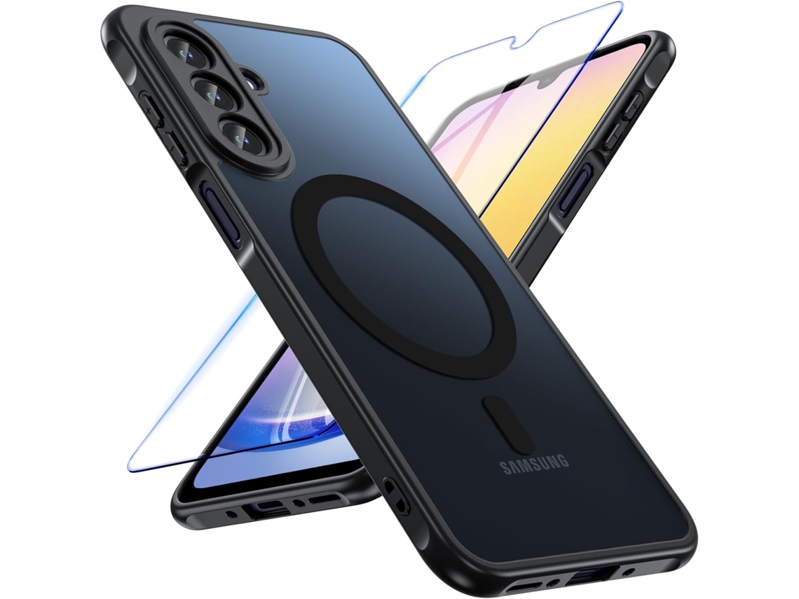 Capa Proteção Antichoque Para Samsung Galaxy A26 5g Hongwe. Vidro Temperado Magnética Verde