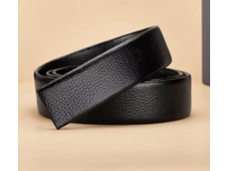Cinto Masculino Sem Cabeça com Fivela Automática Cinto Sem Cabeça Masculino Cinto Masculino Preto