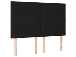 Headboard, Headboards Vidaxl Preto Tecido (144 Cm)