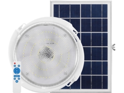 Luminária De Teto Solar De 100 W Com 120 Leds E Caixa À Prova D'água Para Varanda E Corredor, Luz Led Uniforme.