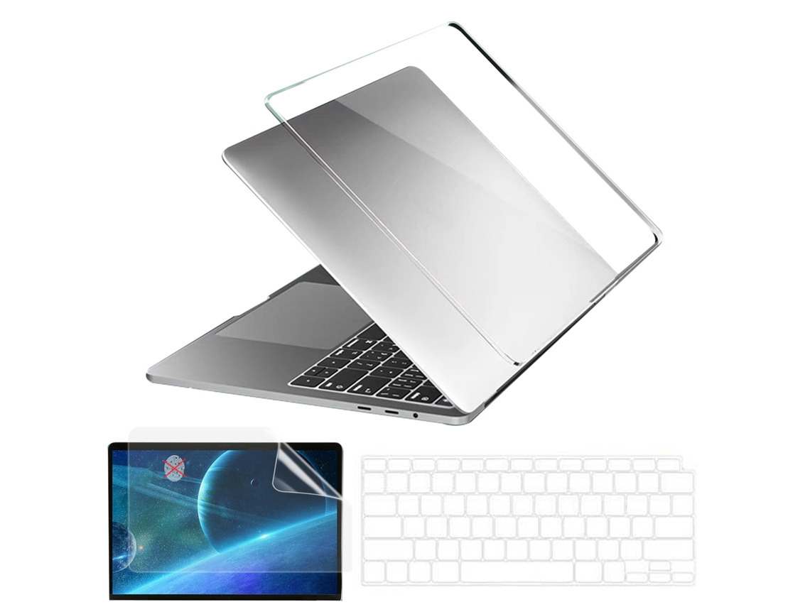 Aetheria capa Transparente Protectora com Película de Teclado e Protetor de Tela para Laptop