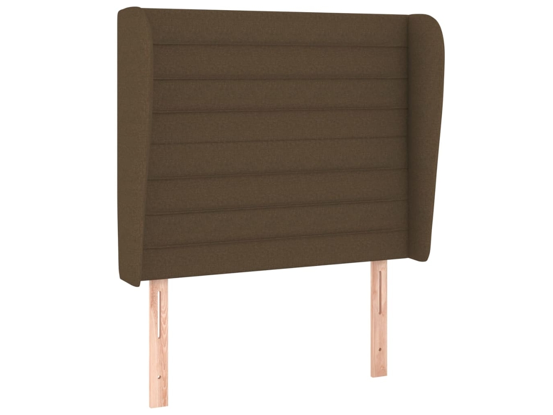 Headboard, Headboards Vidaxl Marrom Tecido (103 X 23 X 118/128 Cm)