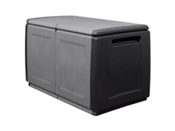 Garden Storage Box, Garden Storage Boxes Vidaxl Cinzeto Polipropileno (96 X 53 X 57 Cm)