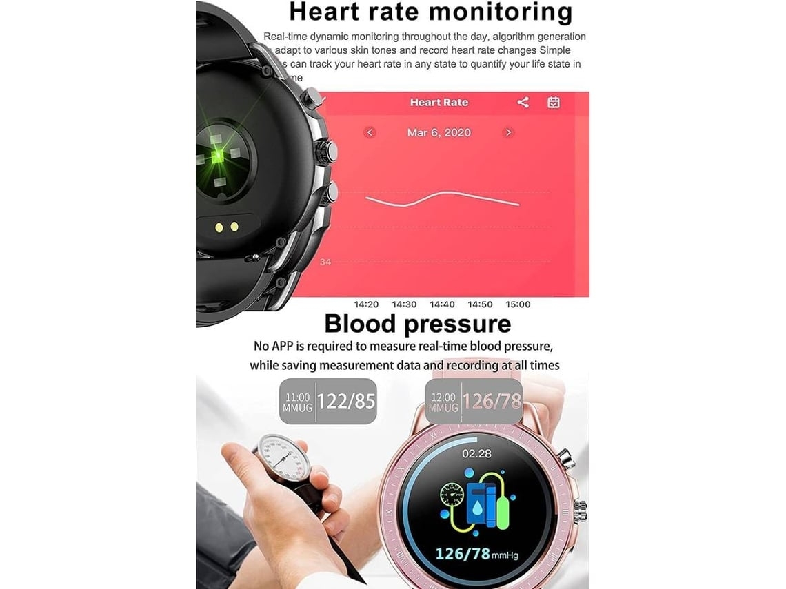 Smartwatch NISSGU S021102 Preto
