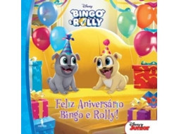 Livro O Aniversário Bingo e Rolly! (Português)