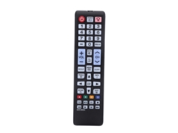 Controle Remoto Substituto Aa59-00600a Para Tv Smart Lcd Led Samsung Preto