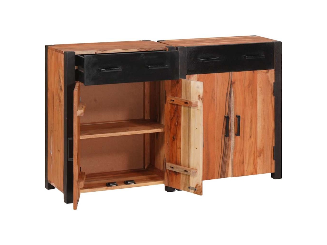 Buffet 2 Peças Castanho 110x30x75 Cm Madeira de Acácia MAISON EXCLUSIVE