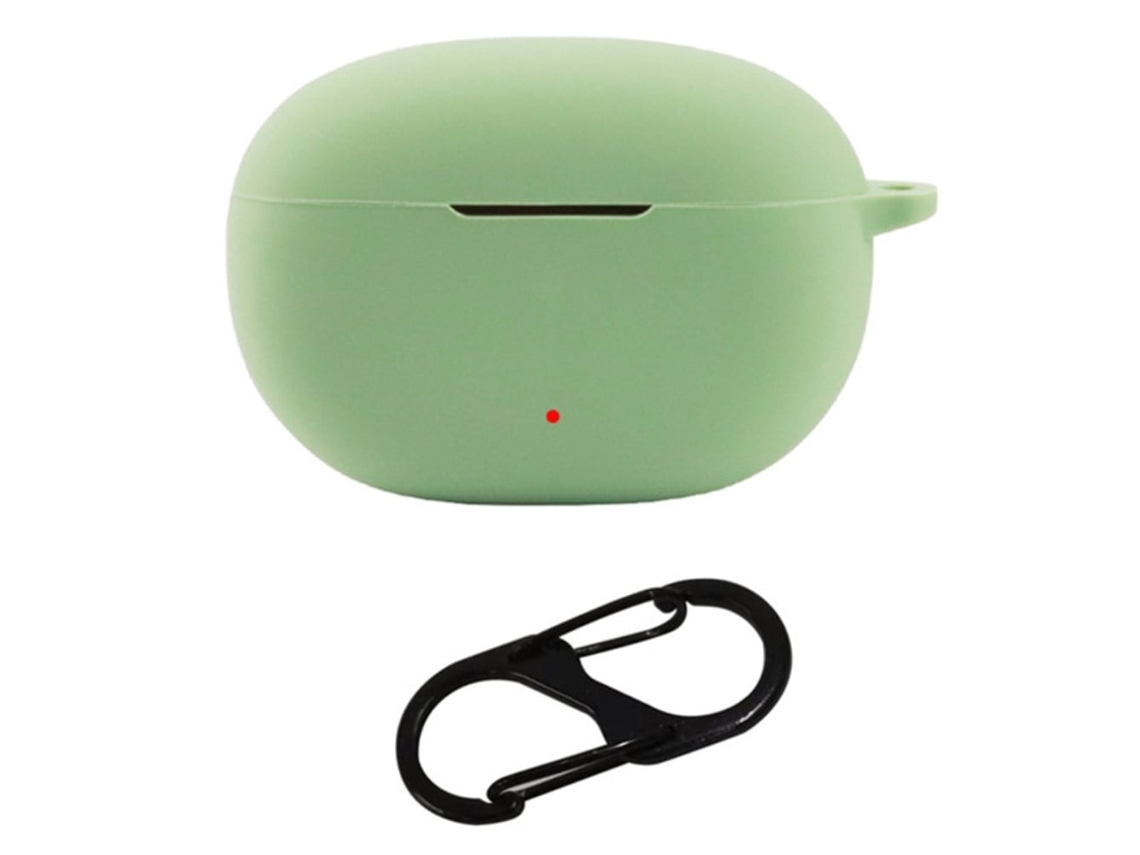 Capa De Silicone Com Fivela Para Beats Studio Buds Plus Verde Matcha Brilvibera