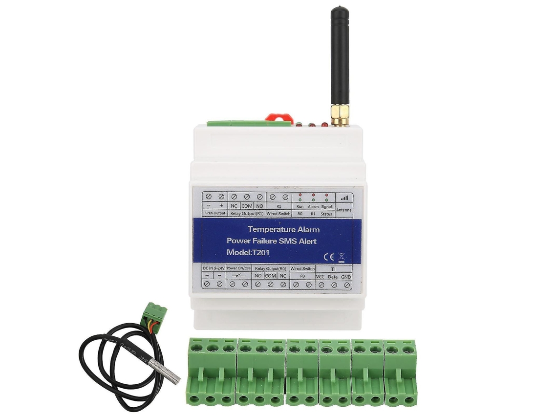 Alarme De Temperatura Gsm, Sistema De Alerta Inteligente Com Controle Remoto Sem Fio Para Uso Doméstico.