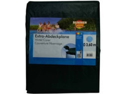 Summer Fun Cobertura de piscina redonda p/ inverno 360 cm PVC verde
