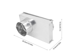 Kit De Tubo De Ventilação Laxiscreed Ajustável Para Secadora De 0 A 5 Polegadas, Resistente A Obstruções