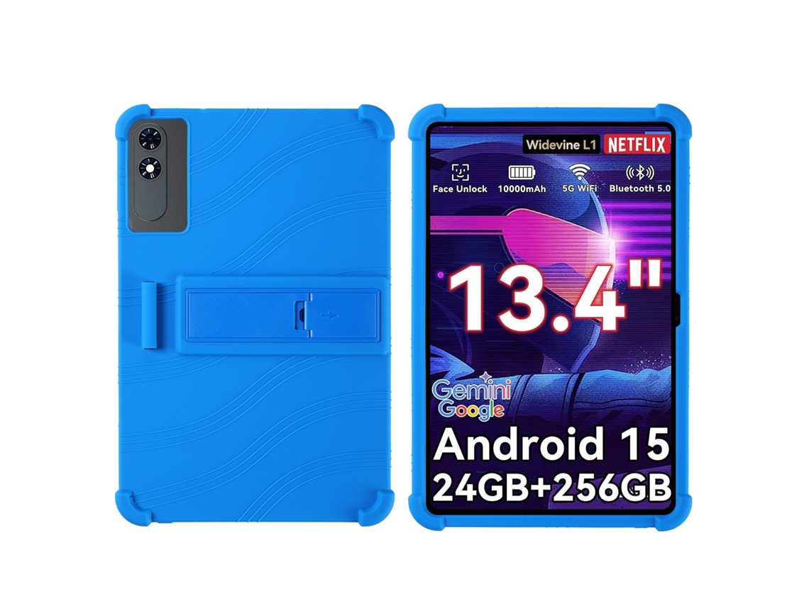 Capa Elysve Para Tabwee T60 Pro 13.4 Polegadas Com Suporte Anti-impacto Azul