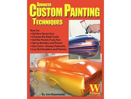 Livro Advanced Custom Painting Techniques de Jon Kosmoski (Inglês)