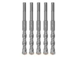 Conjunto De 5 Brocas Rotativas, Impacto Com Ponta Carboneto Para