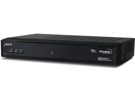 Recetor de Satelite ASTRELL 013143 FRANSAT HD — HDMI | Scart | USB 2.0